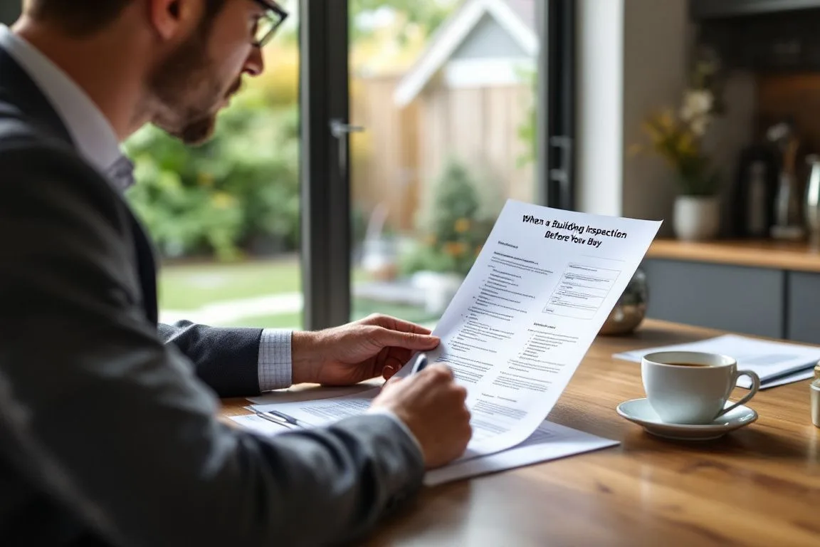 When to Order a Building Inspection Before You Buy